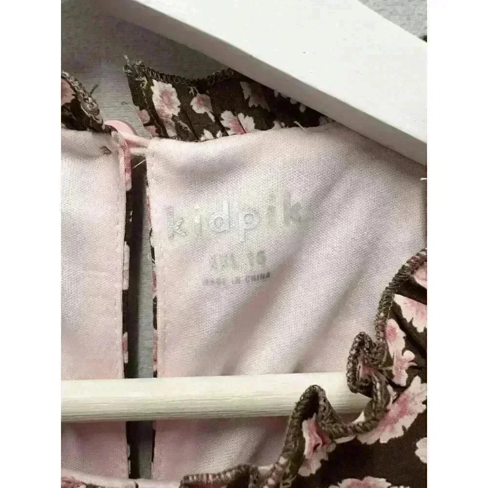 Kidpik Girl's Floral Pink Flower Outfit Western Charm Size XXL 16‎